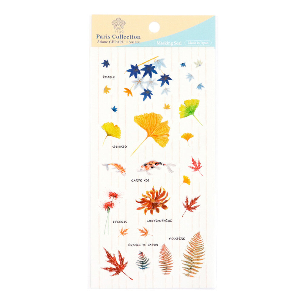 Stickers Ariane Gerard Paris Collection Autumn Leaves