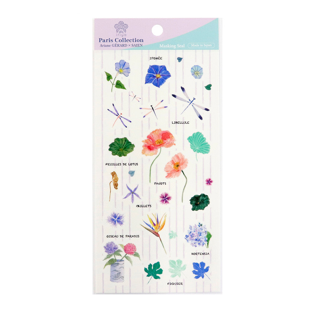 Stickers Ariane Gerard Paris Collection Summer Flowers