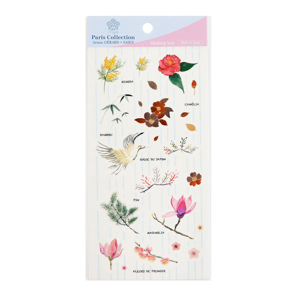 Stickers Ariane Gerard Paris Collection Winter Flowers