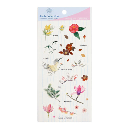 Stickers Ariane Gerard Paris Collection Winter Flowers