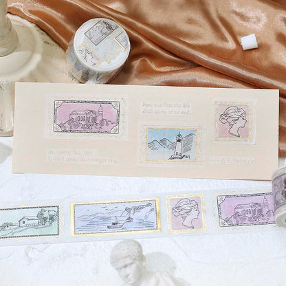 Washi Tape Foil Art Tour Drawing