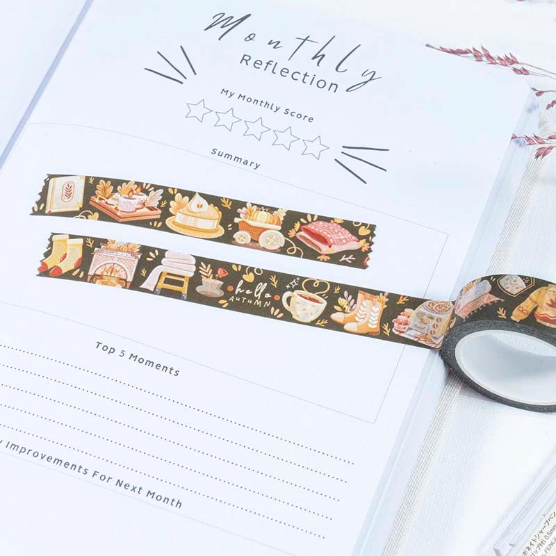 Washi Tape Autumn in My Heart