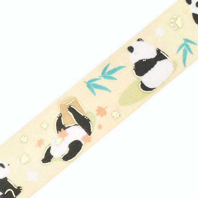 Washi Tape Foil Panda Paradise