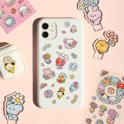 Stickers BT21 Hologram Happy Flower Cooky