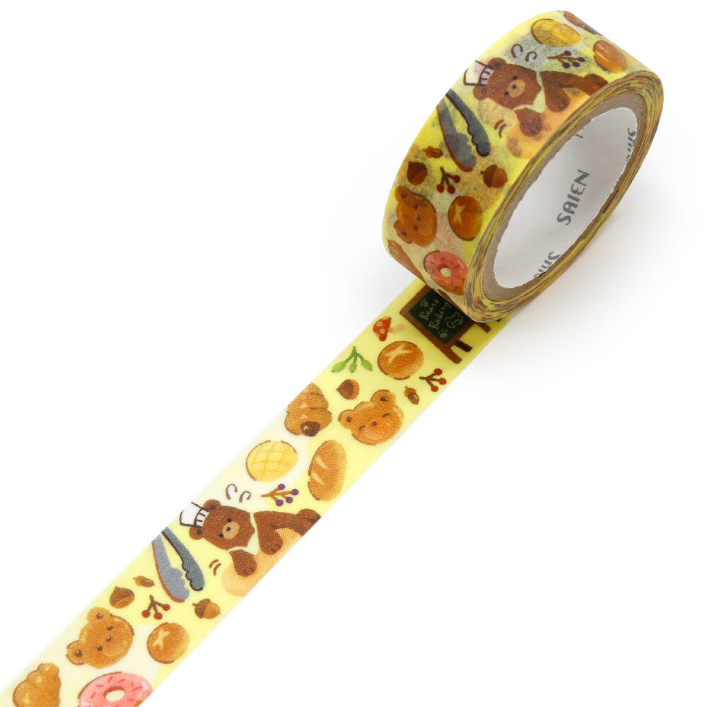 Washi Tape Bear Bakery