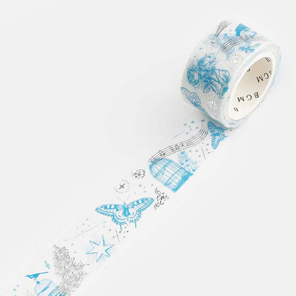 Washi Tape Foil Black Day Nature