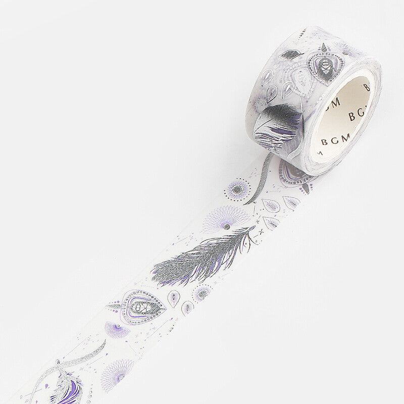 Washi Tape Foil Black Day Wings