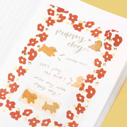 Washi Tape Foil Blooming