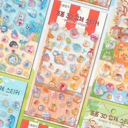 Stickers Bong Bong 3D Candy