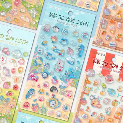 Stickers Bong Bong 3D Marine