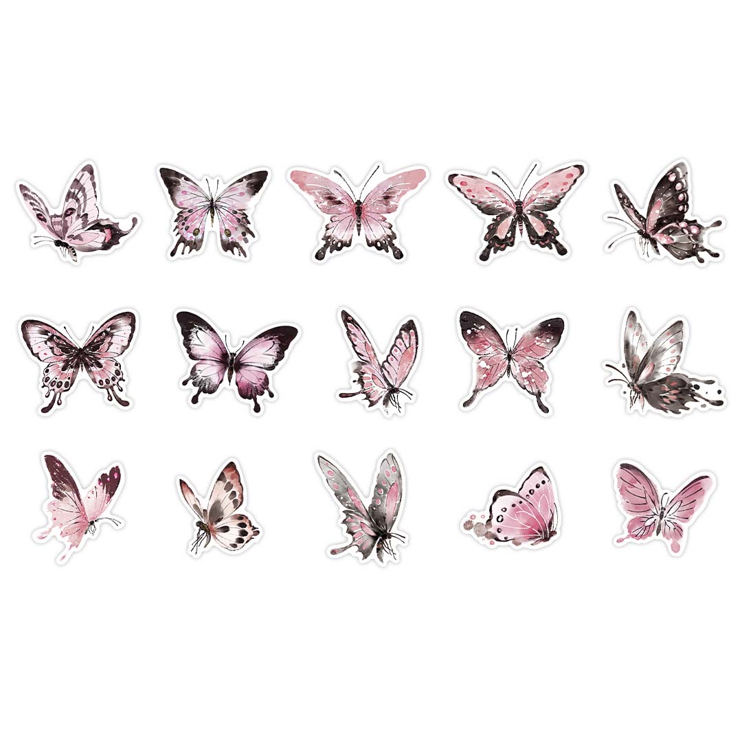 Stickers Butterfly Album Cherry