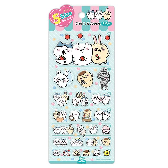 Stickers 5 Size Chiikawa Small and Cute