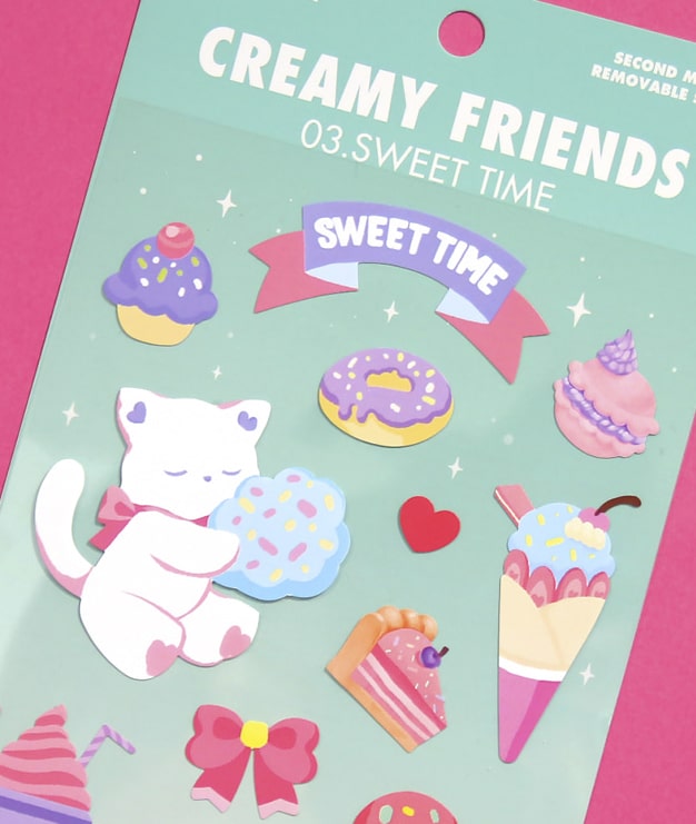 Stickers Creamy Friends Sweet Time