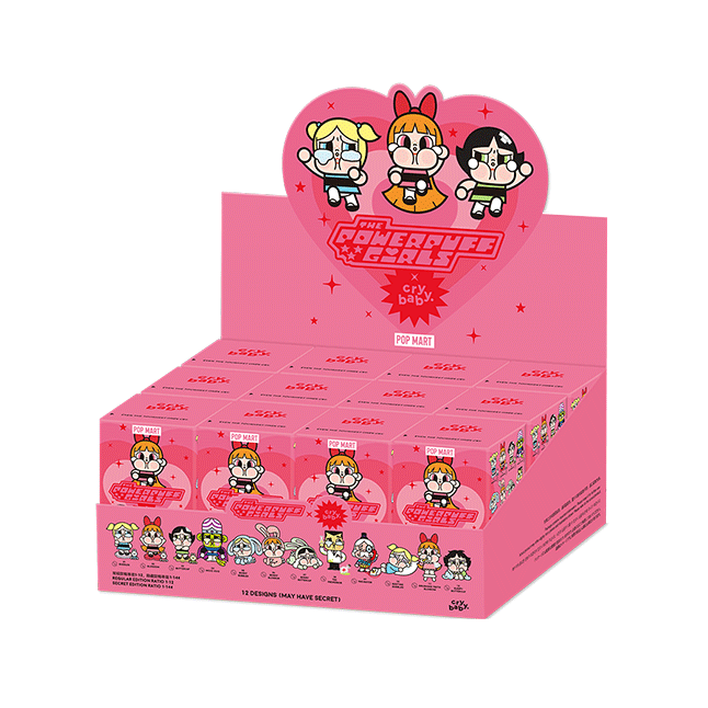 POPMART Blind Box CRYBABY × Powerpuff Girls Series