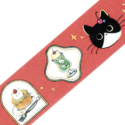Washi Tape Foil Cafe Kuroneko Cafe Frame