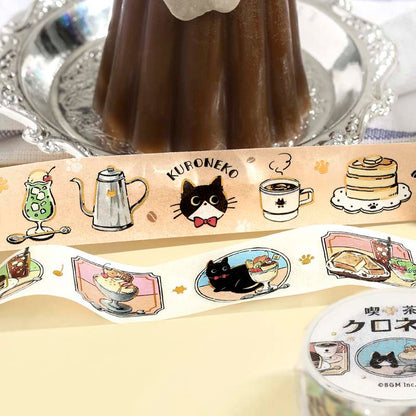 Washi Tape Foil Cafe Kuroneko Today&