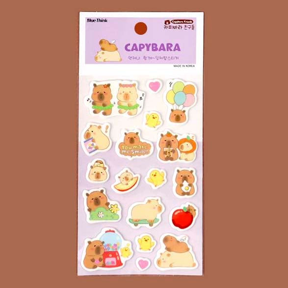 Stickers Capybara Pop Party