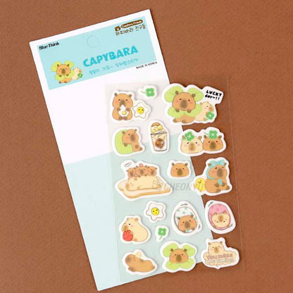 Stickers Capybara Pop Flower