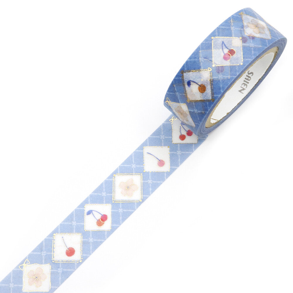 Washi Tape Foil Cherry