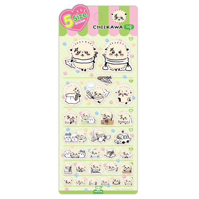 Stickers 5 Size Chiikawa Rakko