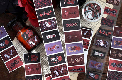 Stickers en Rollo Chronological Tragedy Red