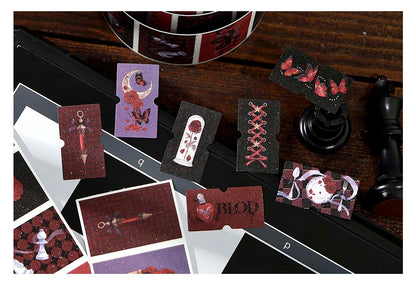 Stickers en Rollo Chronological Tragedy Red