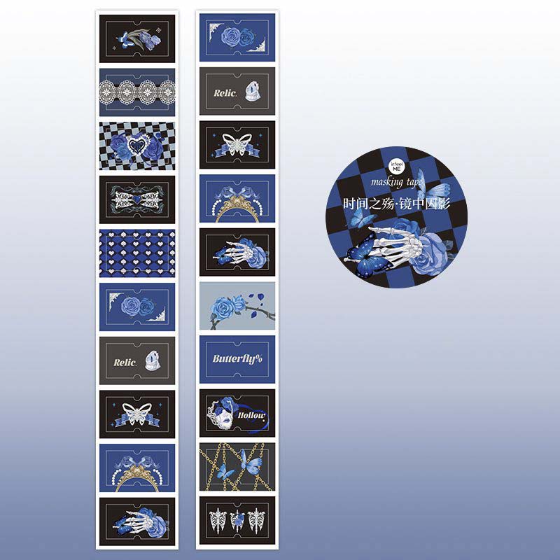 Stickers en Rollo Chronological Tragedy Blue