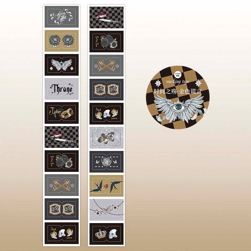 Stickers en Rollo Chronological Tragedy Gold