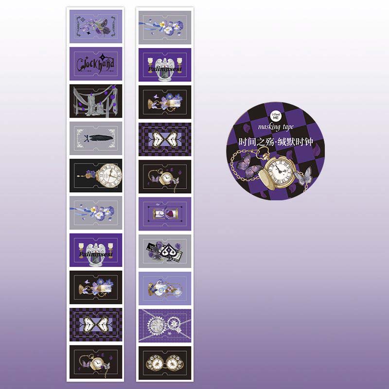 Stickers en Rollo Chronological Tragedy Purple