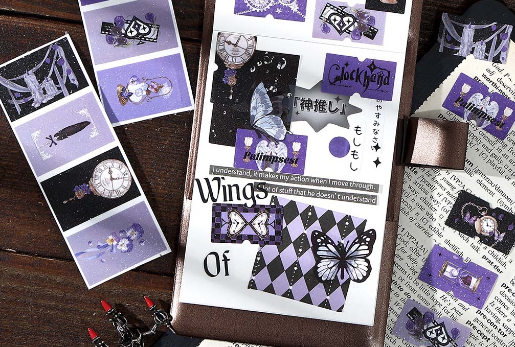 Stickers en Rollo Chronological Tragedy Purple