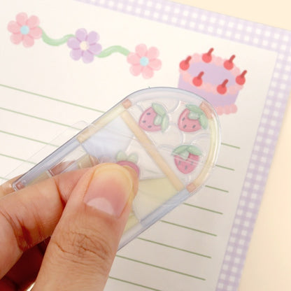 Stickers Clear Deco Lime
