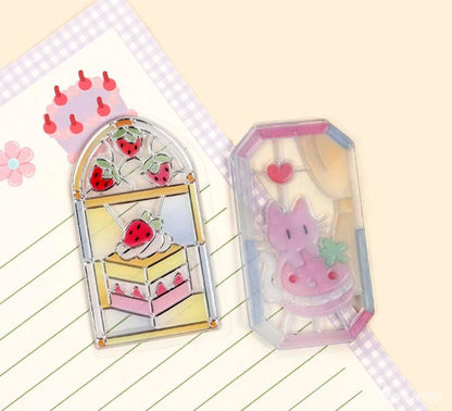 Stickers Clear Deco Yellow