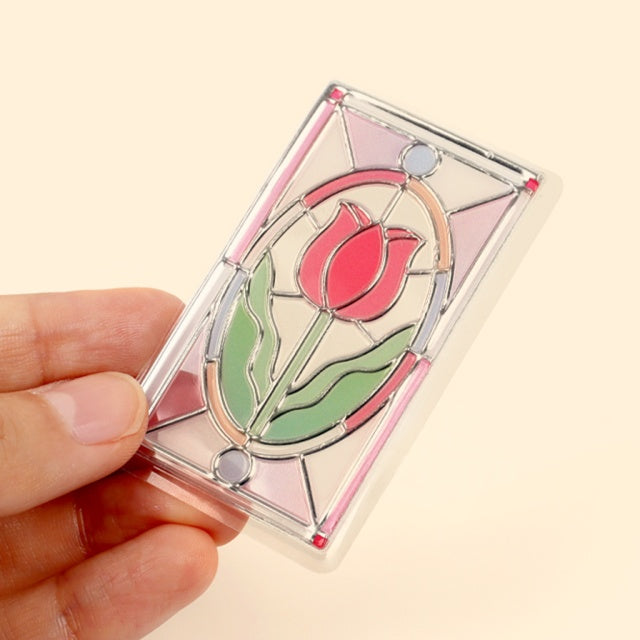 Stickers Clear Deco Pink