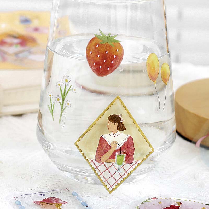 Stickers Maiden Brooch Girl