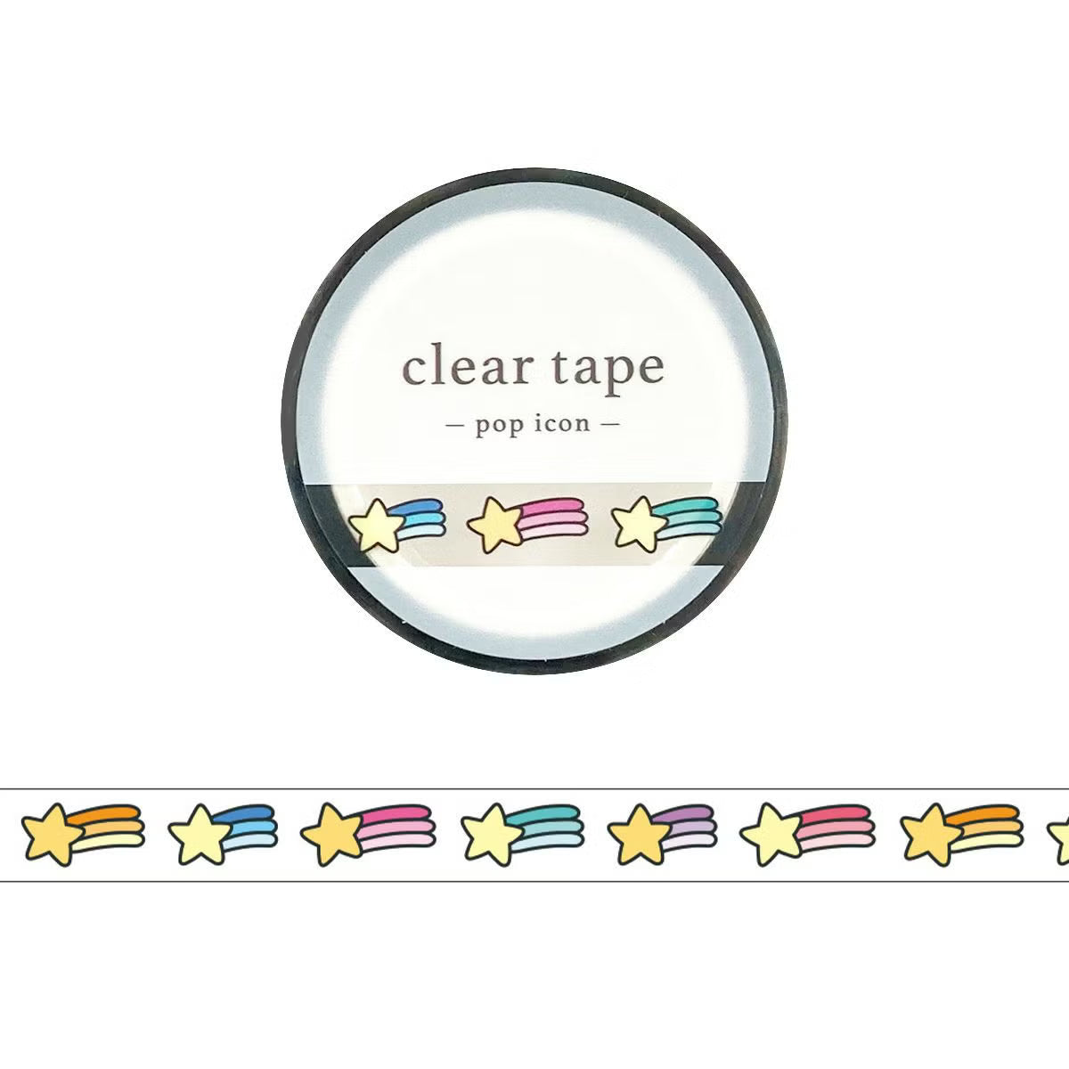 Slim Clear Tape Pop Icon Star