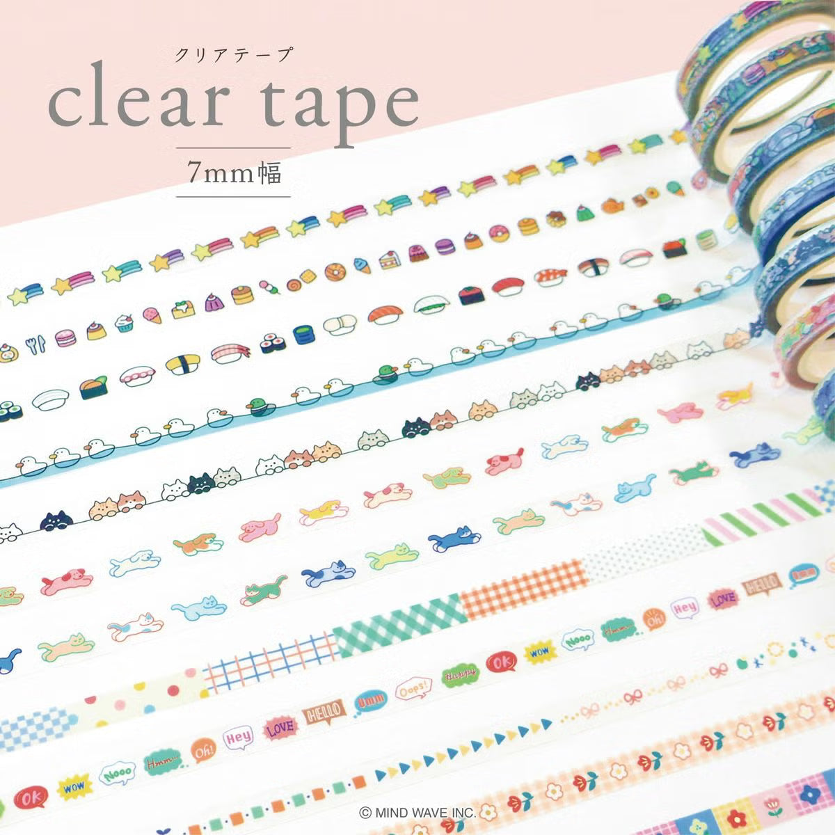 Slim Clear Tape Pop Icon Star