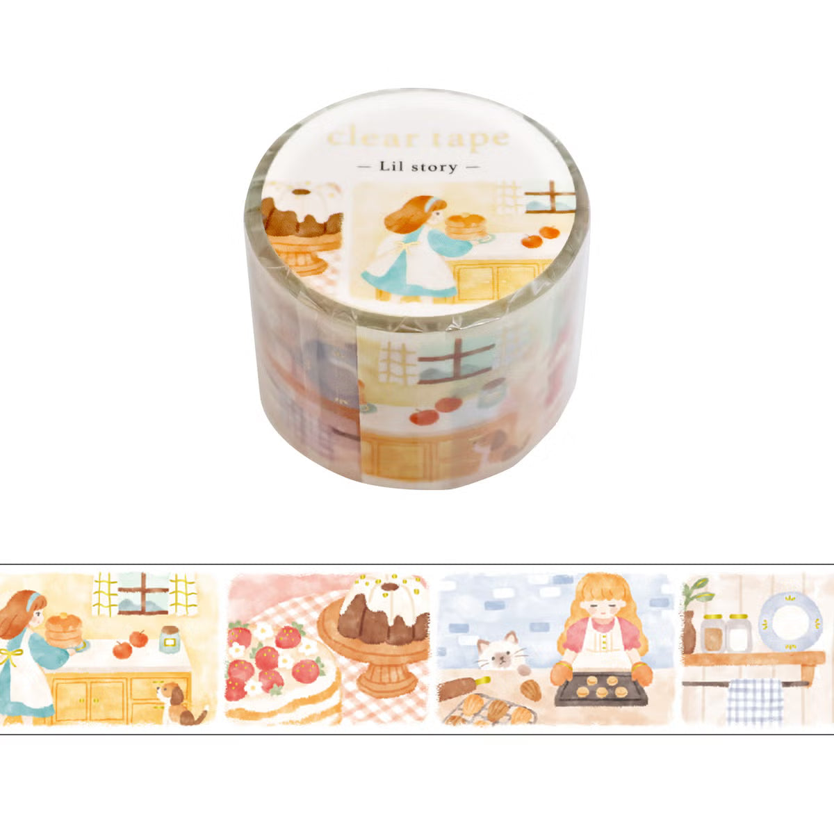 Clear Tape Lil Story Bakery Scene