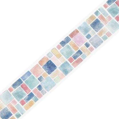 Clear Tape Tile Pattern