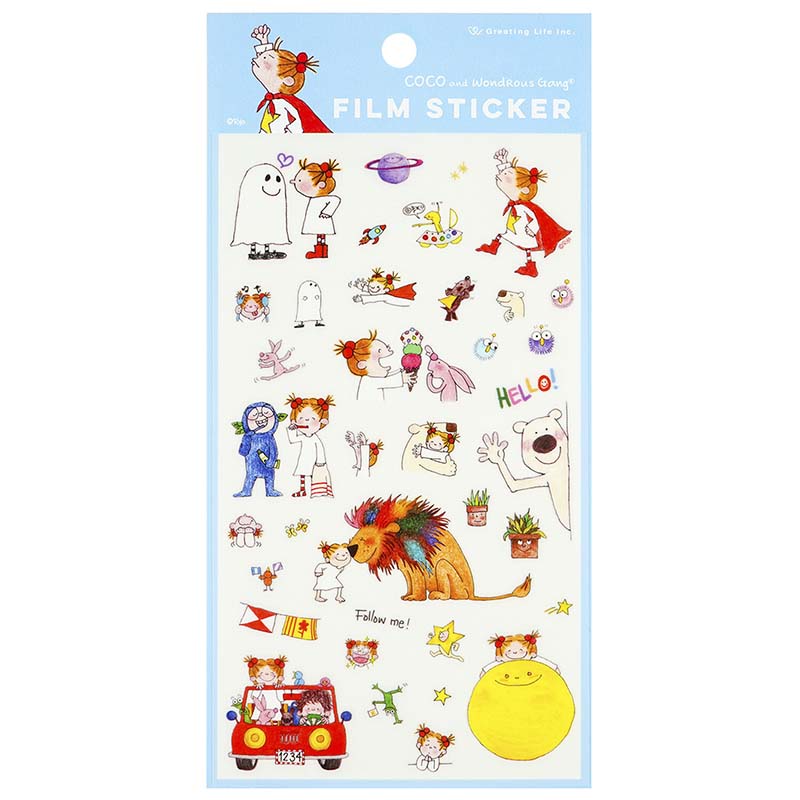 Stickers Coco and Wondrous Gang Blue