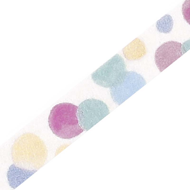 Washi Tape Slim Colorful Polka Dots