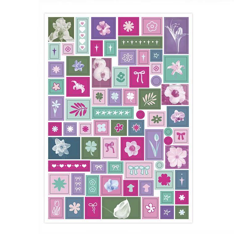 Stickers Colour Paradise Flowers