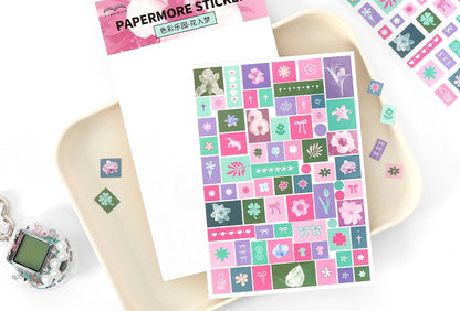 Stickers Colour Paradise Flowers