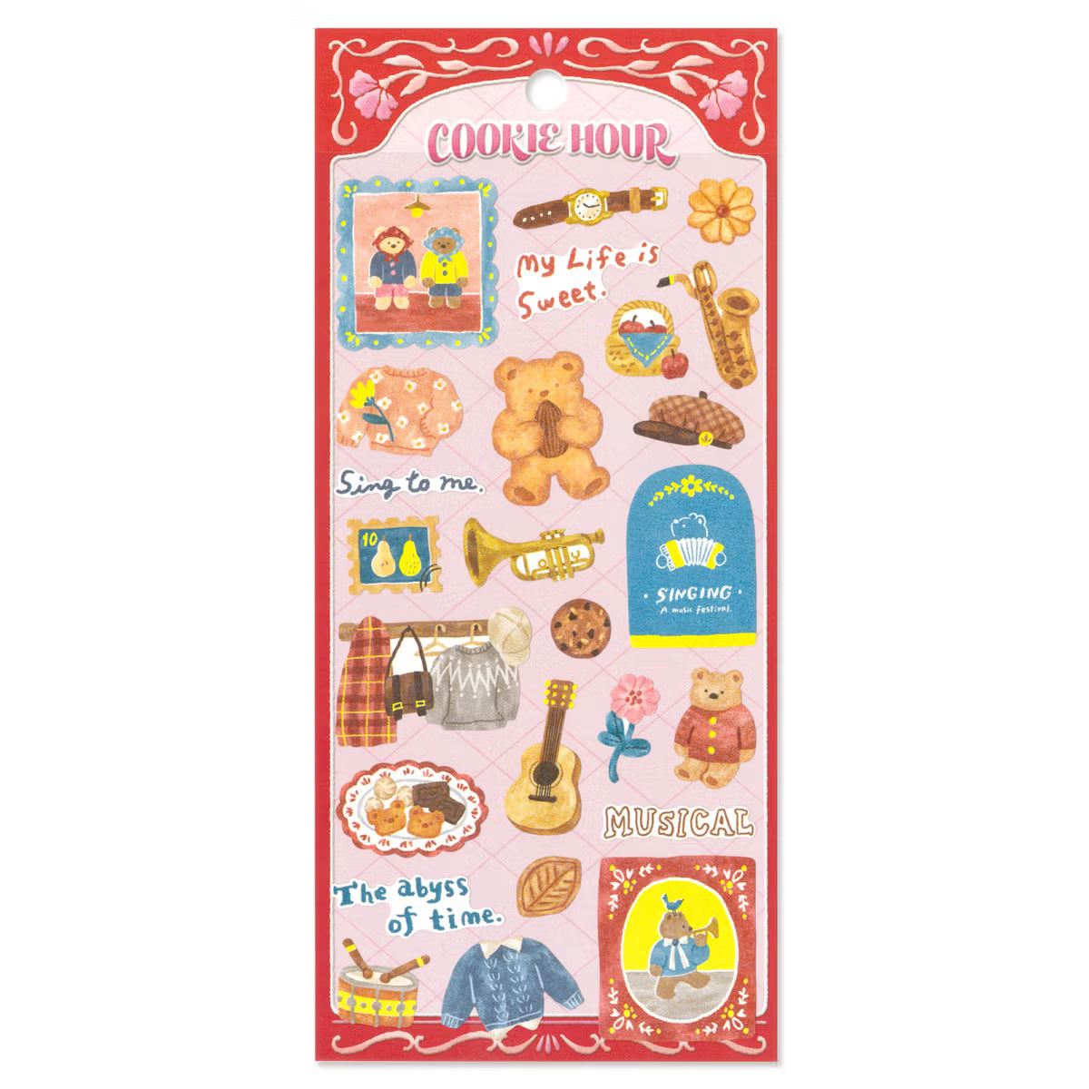 Stickers Cookie Hour Bear Cookie