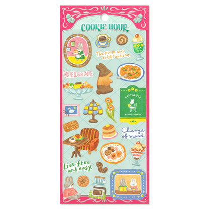 Stickers Cookie Hour Rabbit Cookie