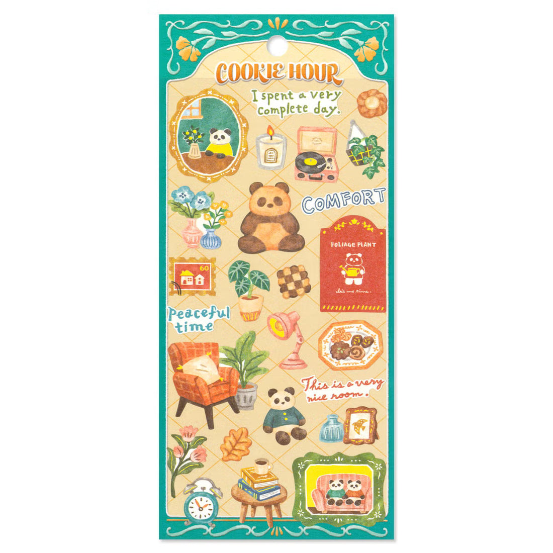Stickers Cookie Hour Panda Cookie