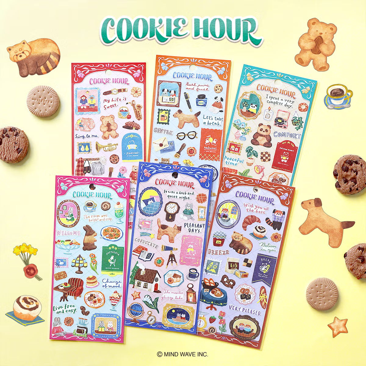 Stickers Cookie Hour Bear Cookie