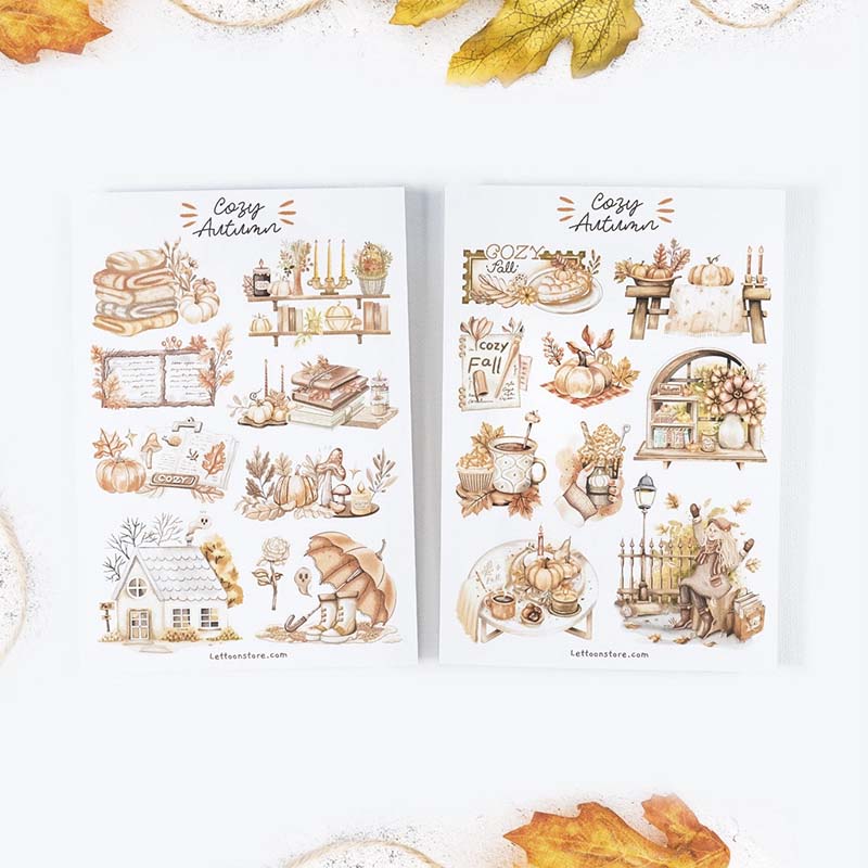 Set de Stickers Cozy Autumn