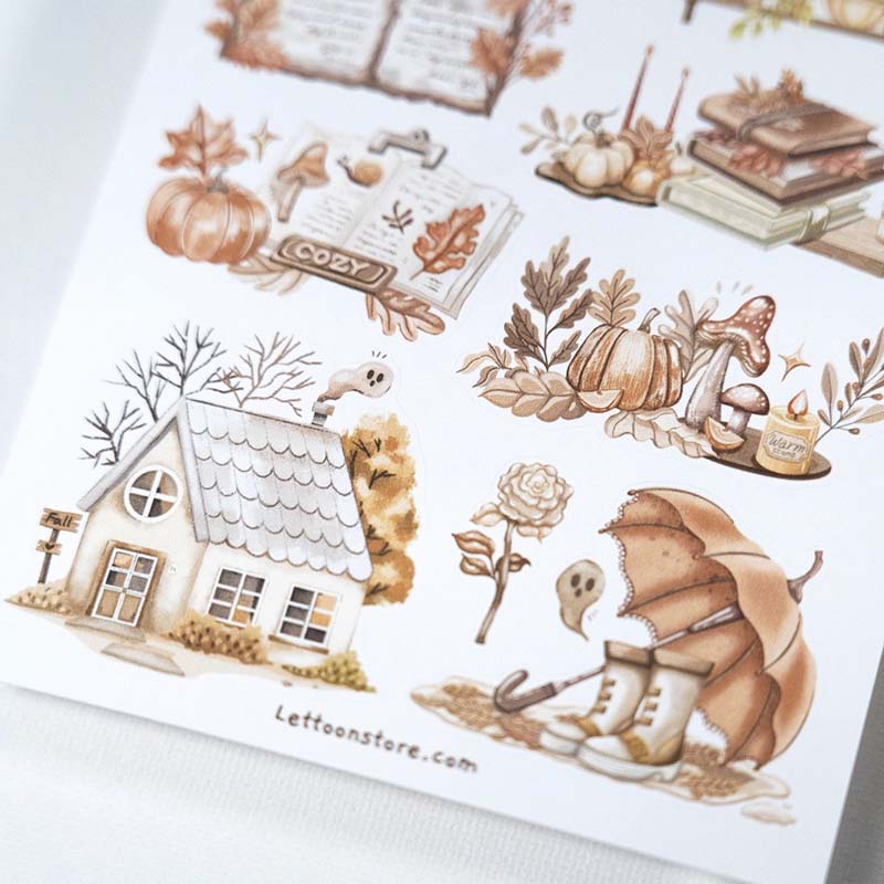 Set de Stickers Cozy Autumn