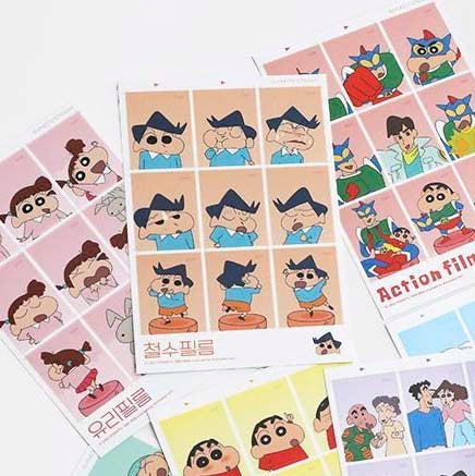 Stickers Crayon Shin-chan ID Photo Kazama