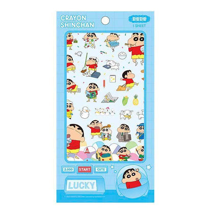 Stickers Crayon Shin-chan Lucky Blue